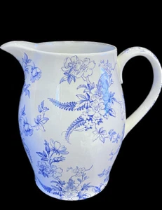 WILLIAMS-SONOMA SPODE "HONEYWALL" PITCHER Fine Porcelain - 64 Ounces - 2005 - Picture 1 of 7
