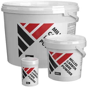 milled carbon fibre powder for casting resins + more 40g 400g 2kg 17.5kg - Picture 1 of 3