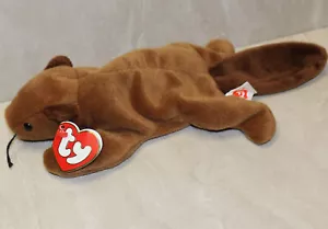 Bucky ( Beaver ) 3rd gen Ty Beanie Baby MWMT (SP) - Picture 1 of 4
