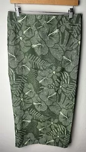 RIP SKIRT Hawaii Medium Midi Length 4 Wrap Skirt Tribal Print Beach Swim Cover - Picture 1 of 4