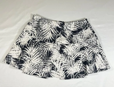 Falda corta de golf para mujer talla pequeña ropa deportiva tenis negra blanca floral  Foto 1 de 4