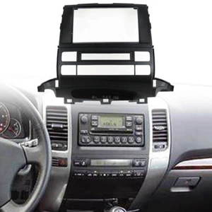 Car Stereo Radio Fascia Panel Trim Double 2 Din Frame For Toyota Prado J120 2009 - Picture 1 of 3