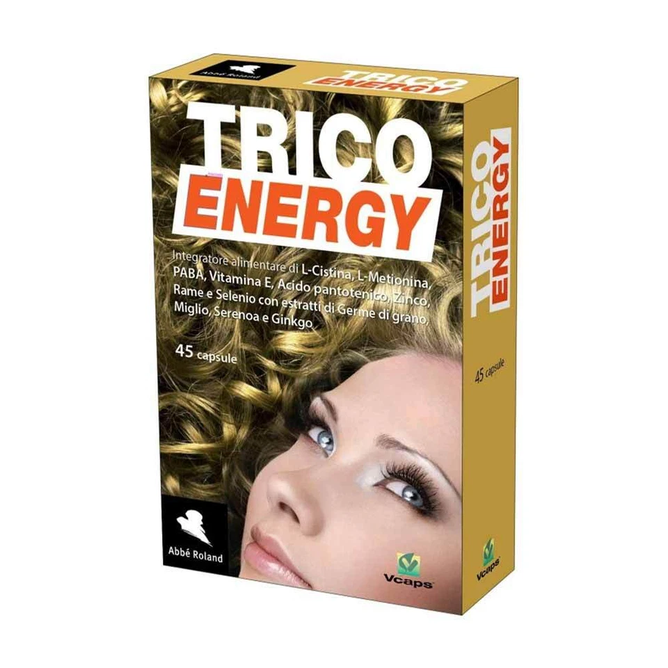 ABBÈ ROLAND Abbé Roland Trico Energy Integratore Benessere dei Capelli, 45 Capsule