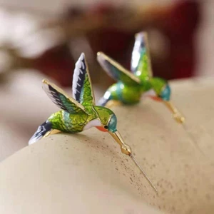 Fashion Girl Earrings Flying Hummingbird Bird Earrings Women Jewelry Accessor_ha - Picture 1 of 12