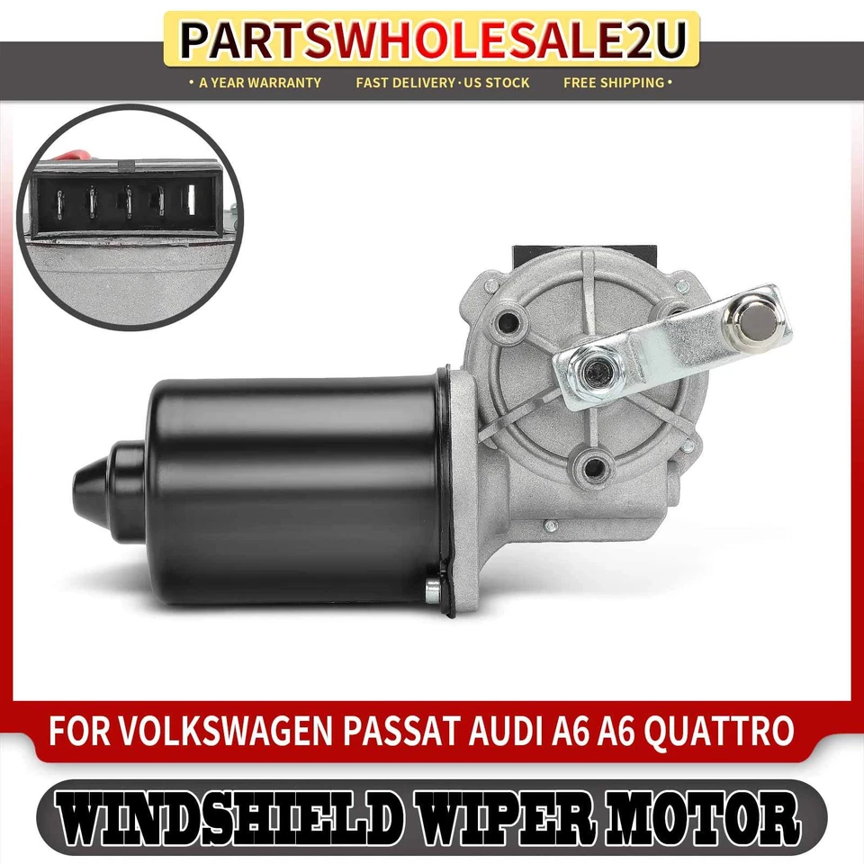 Motor limpiaparabrisas delantero para Volkswagen Passat 2000 Audi A6 Quattro 99-00 Foto 1 de 4