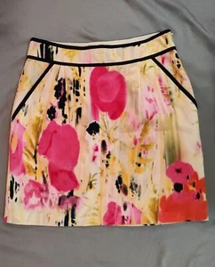 Women's Anthropologie Tabitha Rain Poppy Mini Skirt 2 - Picture 1 of 7