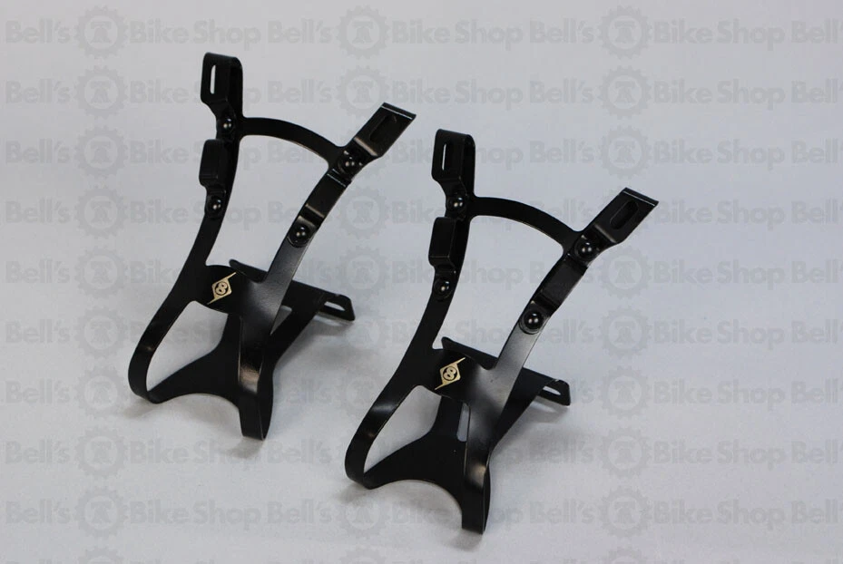 Origin8 Steel Double Toe Clips Large PC BLACK Pair - Image 1 of 1