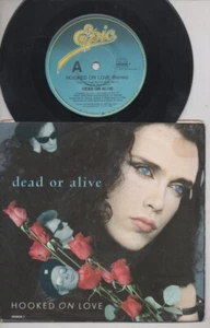 DEAD OR ALIVE Rare 1987 Aust Only 7" OOP Pop P/C Single "Hooked On Love" Remix - Picture 1 of 2