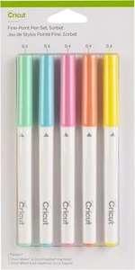 Cricut Fine Point Pen Set Sorbet – 5 Pack for Explore & Maker Machines - Picture 1 of 1