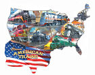 Jigsaw Puzzle Train Classic American Locomotives 600 pieces NEW Made in the USA