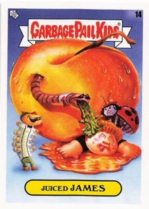 2022 Topps Garbage Pail Kids Book Worms Gross Adaptations #14 Juiced James - Bild 1 von 2