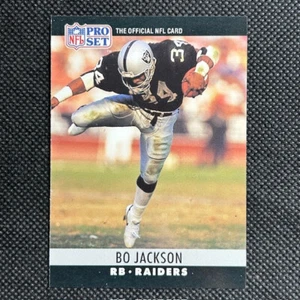 1990 NFL Pro Set Bo Jackson Los Angeles Oakland Raiders #155 - Picture 1 of 2
