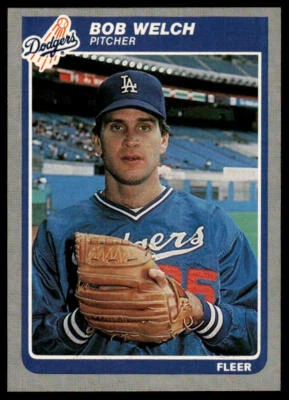 1985 Fleer #388 Bob Welch - Image 1 of 2