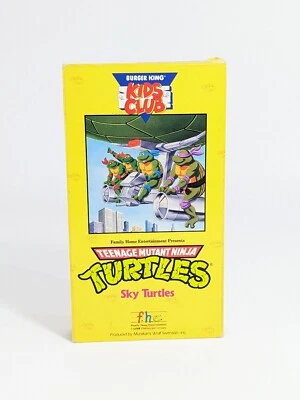 Teenage Mutant Ninja Turtles VHS “Sky Turtles” Burger King Kids Club 1990 - Image 1 of 4
