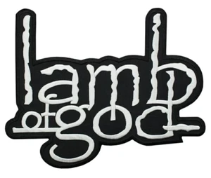 Lamb Of God Iron-on & Sew-on Back Patch | American Groove Thrash Metal Band Logo - Picture 1 of 4
