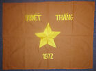 NVA VICTORY FLAG - 1972 QUYET THANG - VIET CONG - VC  - Vietnam War - F.42