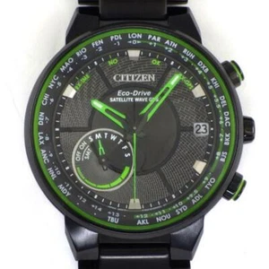 Citizen Satellite Wave Freedom CC3035-50E Eco-Drive schwarzes Zifferblatt Uhr... - Bild 1 von 10