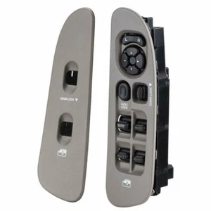 AC For 02-10 Dodge Ram 1500 2500 3500 Grey Door Window Switch Bezel Master Cover - Picture 1 of 13