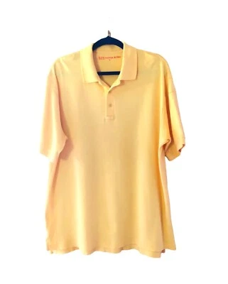 Camisa polo de trabajo informal grande de golf 5.11 Tactical Series para hombre amarilla manga corta Foto 1 de 4