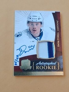 2010-11 The Cup Gold Rainbow Rookie Auto Patch #145 Dana Tyrell RC #35/42 Tampa 