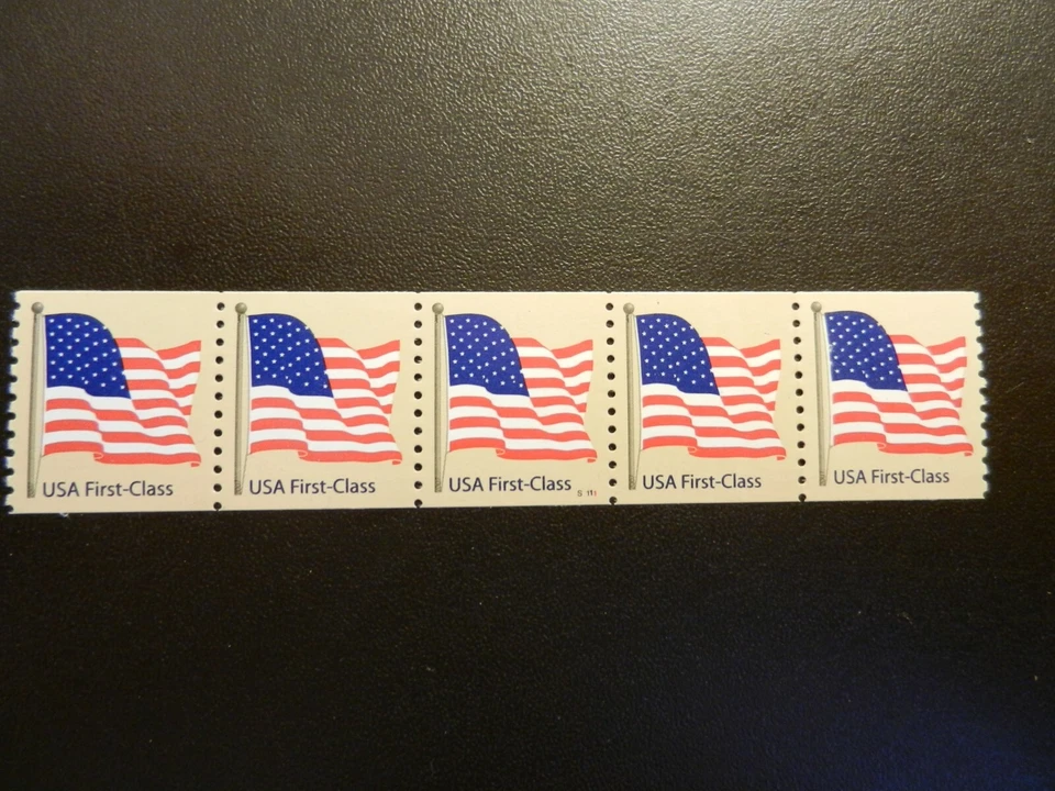 #4131 NON-DENOM. (41c) *FLAG* PNC5.  PLT #S1111.  # on #, 1R.  MNH, F-VF, OG - Image 1 of 1