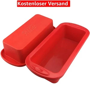 Hochwertige Silikon Backformen 2 Stück - Ideal für Brot und Kuchen, 22x9x6 cm - Bild 1 von 1