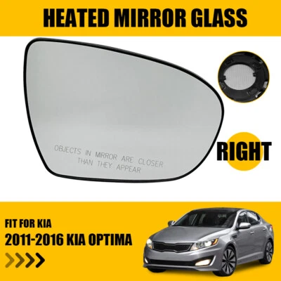 Espejo retrovisor lateral pasajero vidrio térmico para Kia Optima 2011 2012 2013 2014 2015 2016 Foto 1 de 4