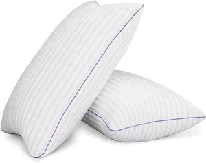 Pillows Queen Size Set of 2,Breathable Bed Pillows for Sleeping - Picture 1 of 6