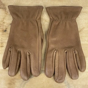 Red Wing Shoes Gr. SMALL ungefütterte Lederhandschuhe hellbraun Muskatnuss hergestellt in den USA Heritage - Bild 1 von 9