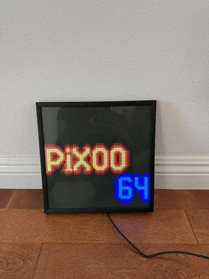 Divoom Pixoo-64 - WiFi Pixel Cloud Digital Frame with APP Control,64 X 64 LED - Image 1 of 3