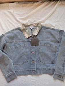 Le Lis Jacket Women Small Camo Jean Denim Boutique Coastal Cowgirl Boho Festival - Picture 1 of 2