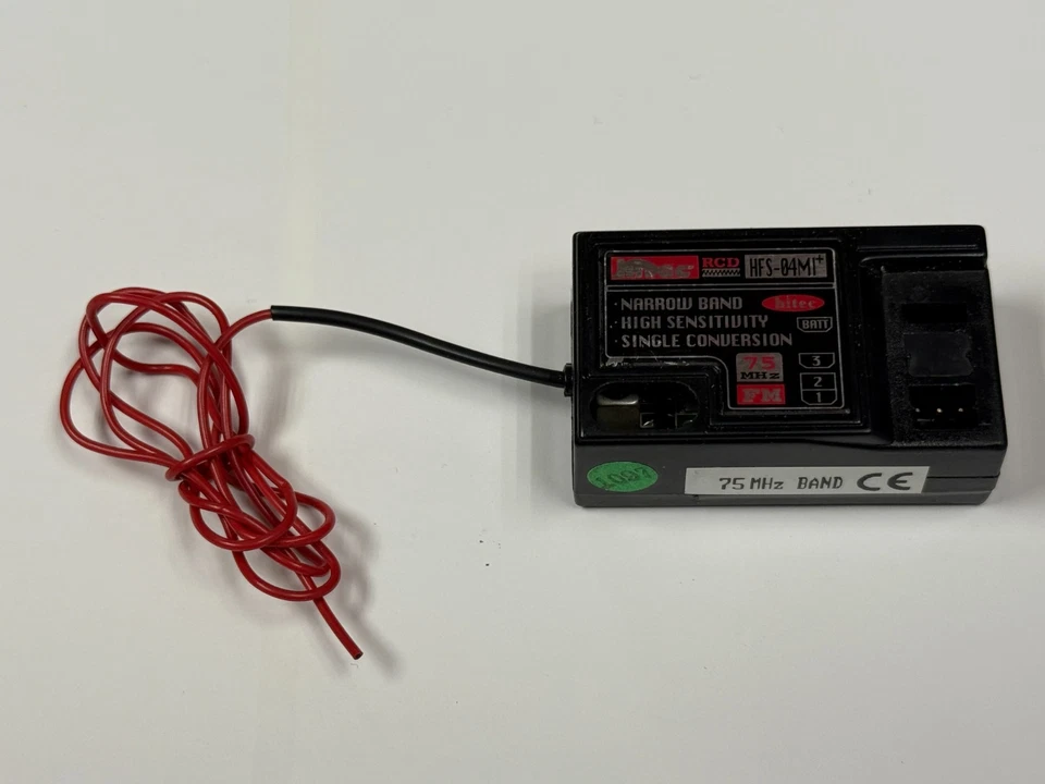 Hitec RCD HFS-04MI+ 75mhz FM RC Remote Control Car / Truck Receiver - Image 1 of 1