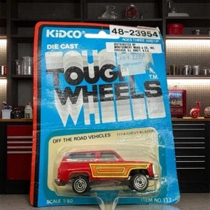 Camion giocattolo Kidco Tough Wheels Chevy Blazer K5 1979 metallo pressofuso 1/60 auto - Foto 1 di 5