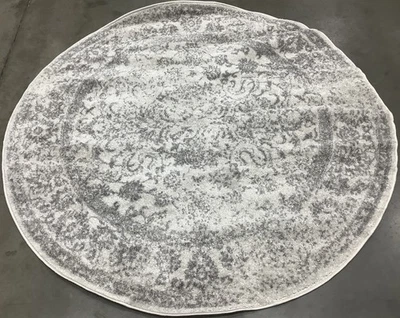 Tapete de manchas traseiras marfim/prata 5'-0" x 5'-0", preço reduzido 1172682745 ADR109C-5R - Imagem 1 de 4