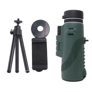 80X100 Monokular Teleskop Monokular für Erwachsene Kompaktmonokular for5575 - Bild 1 von 8