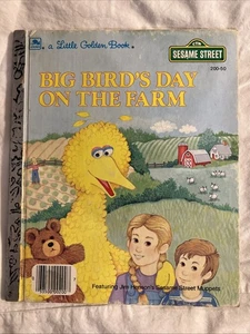 Vintage A Little Golden Book  Big Bird’s Day On The Farm 299-50 1985 #2259 - Picture 1 of 4