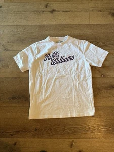 RM Williams Herren weißes kurzärmliges Spellout T-Shirt Größe Medium - Bild 1 von 3