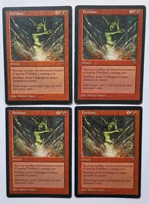 Visions  MTG  Playset  Fireblast  Magic - Image 1 of 2