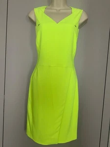 women's Antonio Berardi neon green dress size 42 - Picture 1 of 13
