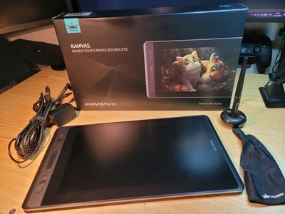 Huion Kamvas Pro 13 Grafiktablett 13,3 Zoll (GT-133) +OVP - Bild 1 von 4