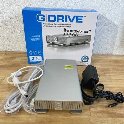 Unidad externa G-DRIVE 3TB - eSATA 3Gbit, USB 2.0, FireWire800/400 - *Mac 0G01973 Foto 1 de 4