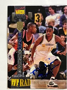 MELVIN BOOKER 1994 SIGNATURE ROOKIES TETRAD AUTOGRAPHED BASKETBALL CARD MISSOURI - Picture 1 of 2