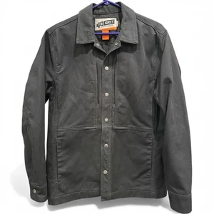 40 Grit Duluth Trading Black Cotton Twill Black Work Jacket Size Small S - EUC - Picture 1 of 6