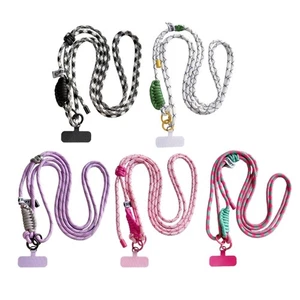 Fashionable Phone Lanyard Reinforced Metal Connectors Fit for Sports Enthusiasts - Picture 1 of 13