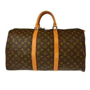 LOUIS VUITTON KEEPALL 50 TRAVEL HANDBAG MONOGRAM M41426 VI871 XX36365 - Picture 1 of 9