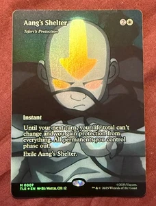 Magic the Gathering MTG Avatar Airbender Aang's Shelter M0007 Foil senza bordi - Foto 1 di 2