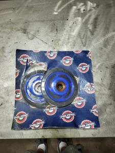 Polaris Indy Edge Chassis Blue Idler Wheels NOS 5.35" Diameter - Picture 1 of 4