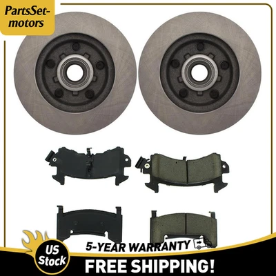 Juego de pastillas de freno delanteras rotores de freno para Chevrolet El Camino 3,8 L 3,3 L 5,7 L 4,4 L Foto 1 de 4