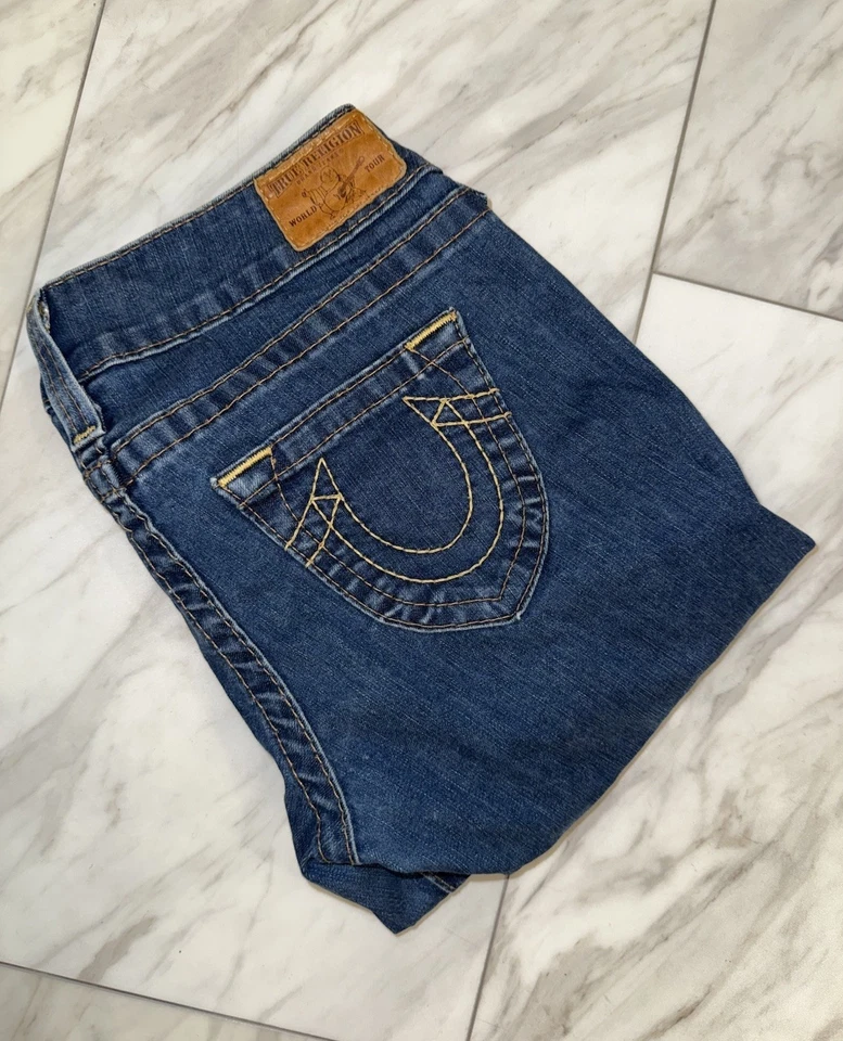 Vintage Made In USA True Religion Jeans Size 28x32 Blue Y2K 90s Rare VTG - Image 1 of 4