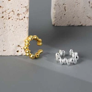 Single-Layer Moissanite Ear Cuff - Bild 1 von 8